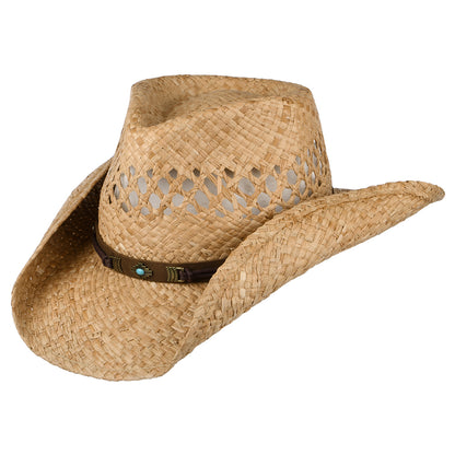 Chapeau de Cowboy en Raphia Ventilé naturel STETSON