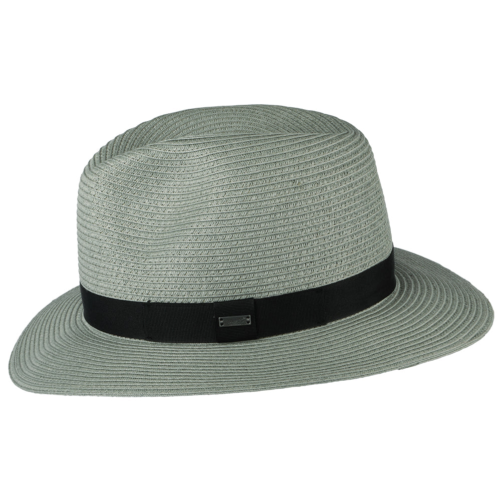 Chapeau Fedora en Paille Toyo Aveloz sauge BARTS