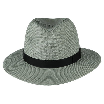 Chapeau Fedora en Paille Toyo Aveloz sauge BARTS
