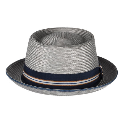 Chapeau Pork Pie Carver gris BAILEY
