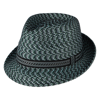 Chapeau Trilby Mannes bleu nuit-vert BAILEY