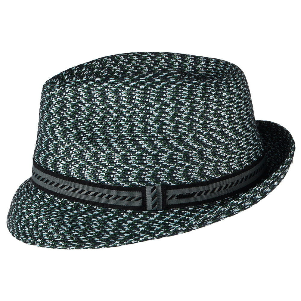 Chapeau Trilby Mannes bleu nuit-vert BAILEY