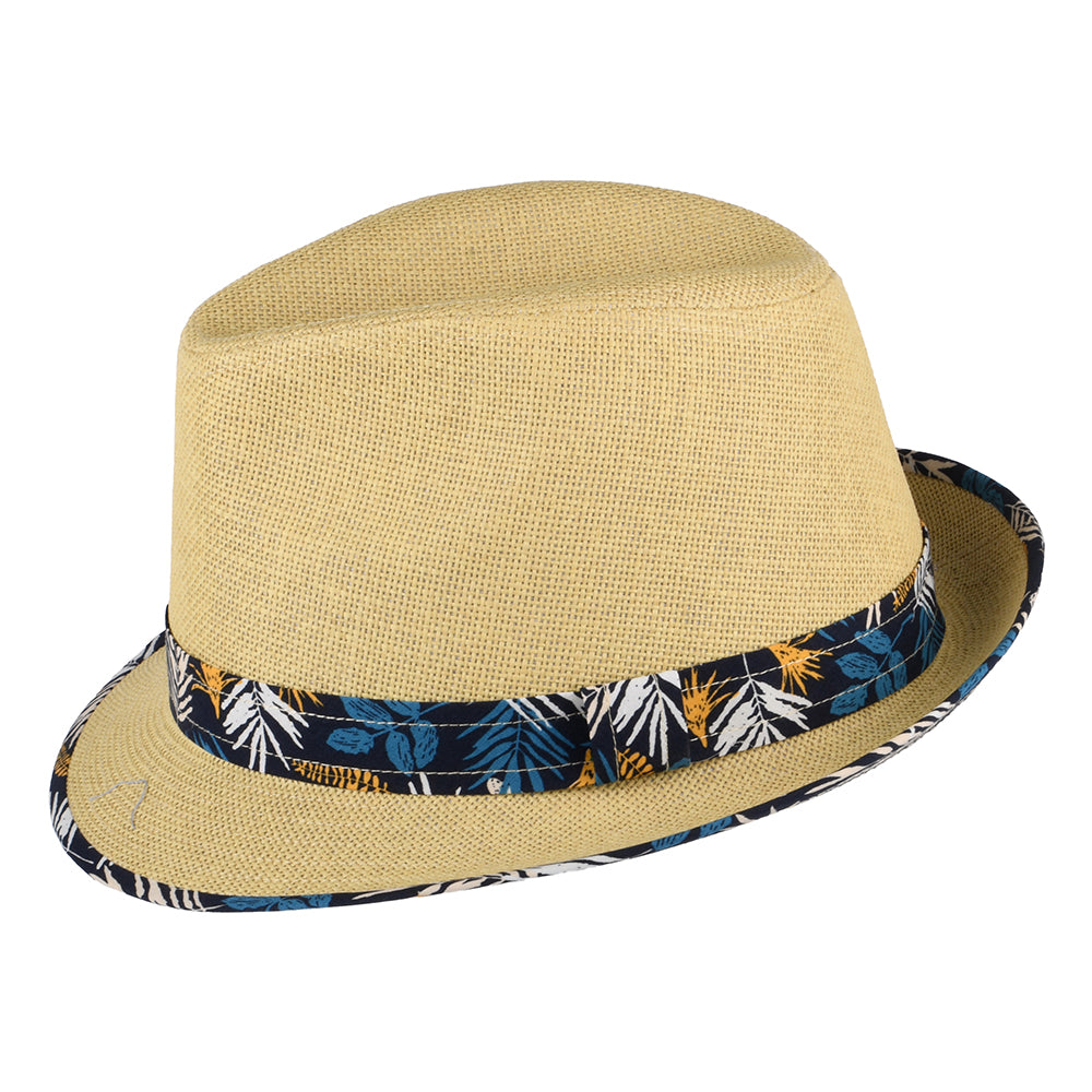 Chapeau Trilby en Paille Toyo Malibu naturel FAILSWORTH