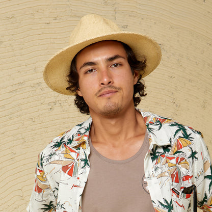 Chapeau de Cowboy en Paille Toyo Convertabrim Dayton naturel BRIXTON