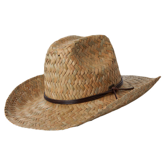 Chapeau de Cowboy en Paille Houston II beige sable BRIXTON
