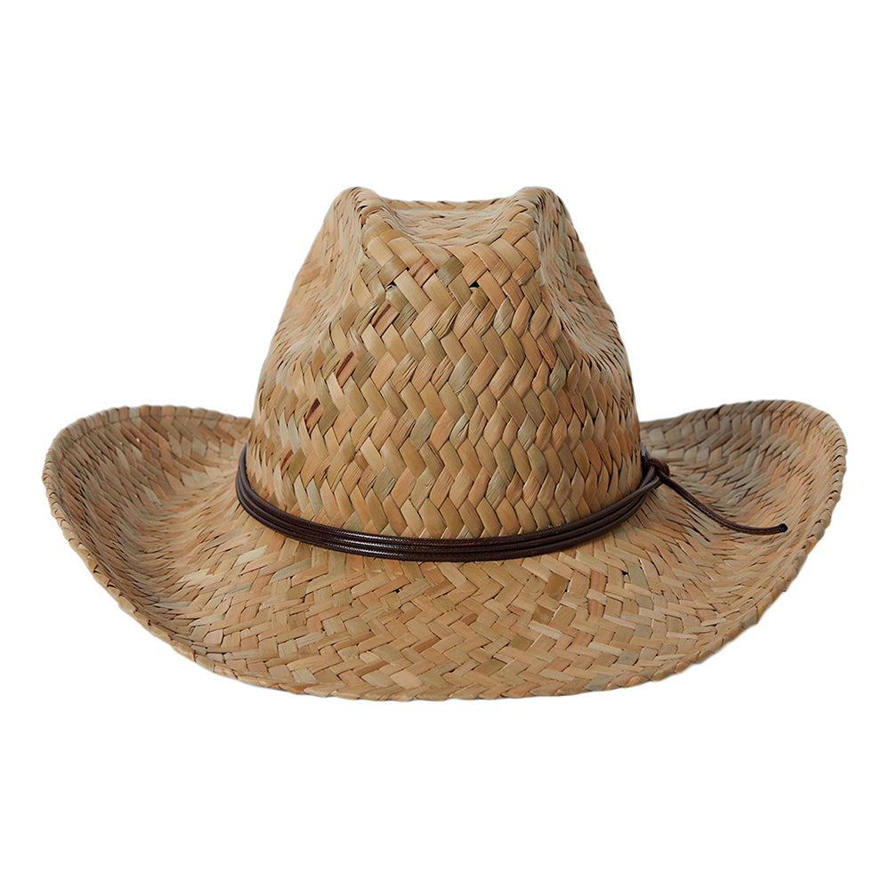 Chapeau de Cowboy en Paille Houston II beige sable BRIXTON