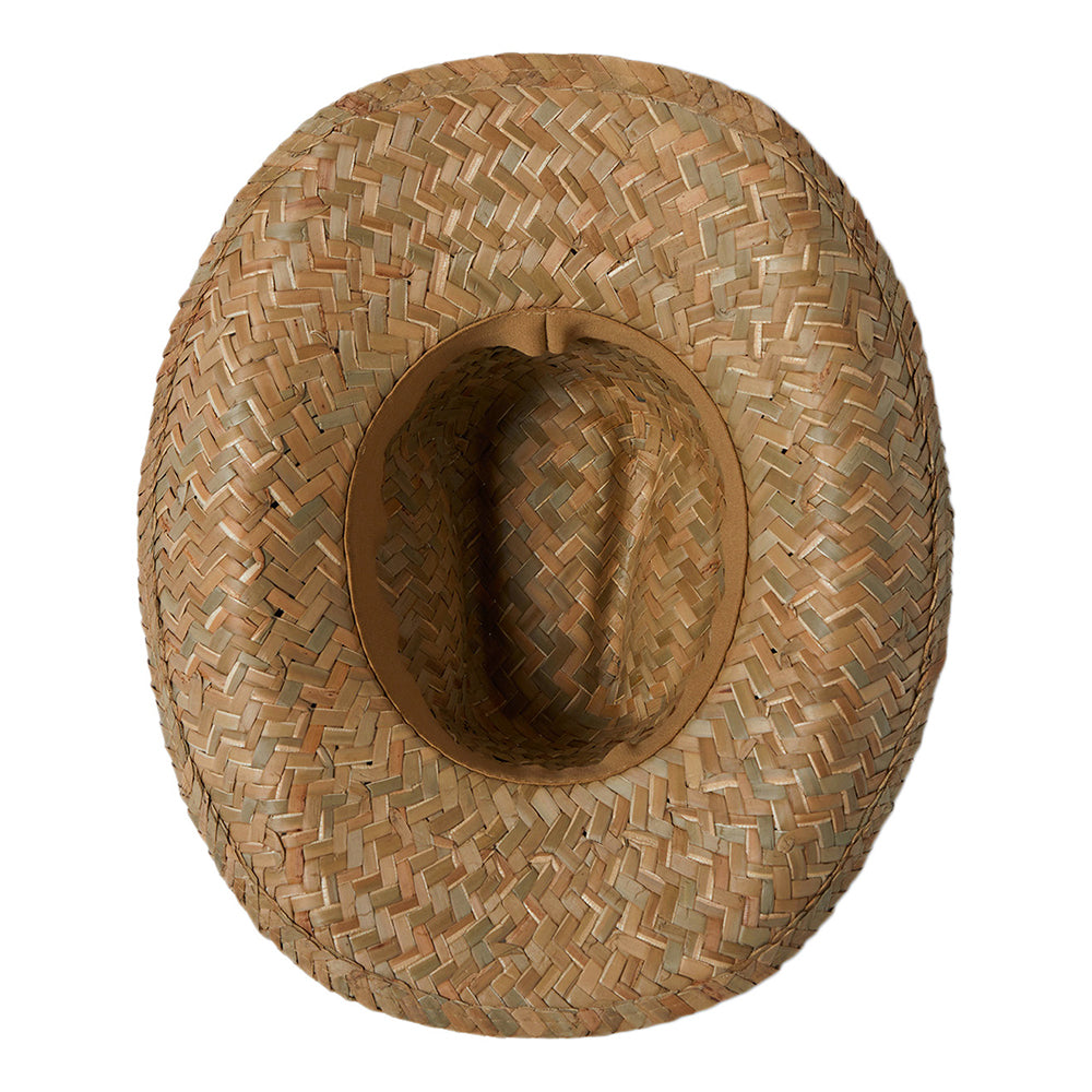 Chapeau de Cowboy en Paille Houston II beige sable BRIXTON