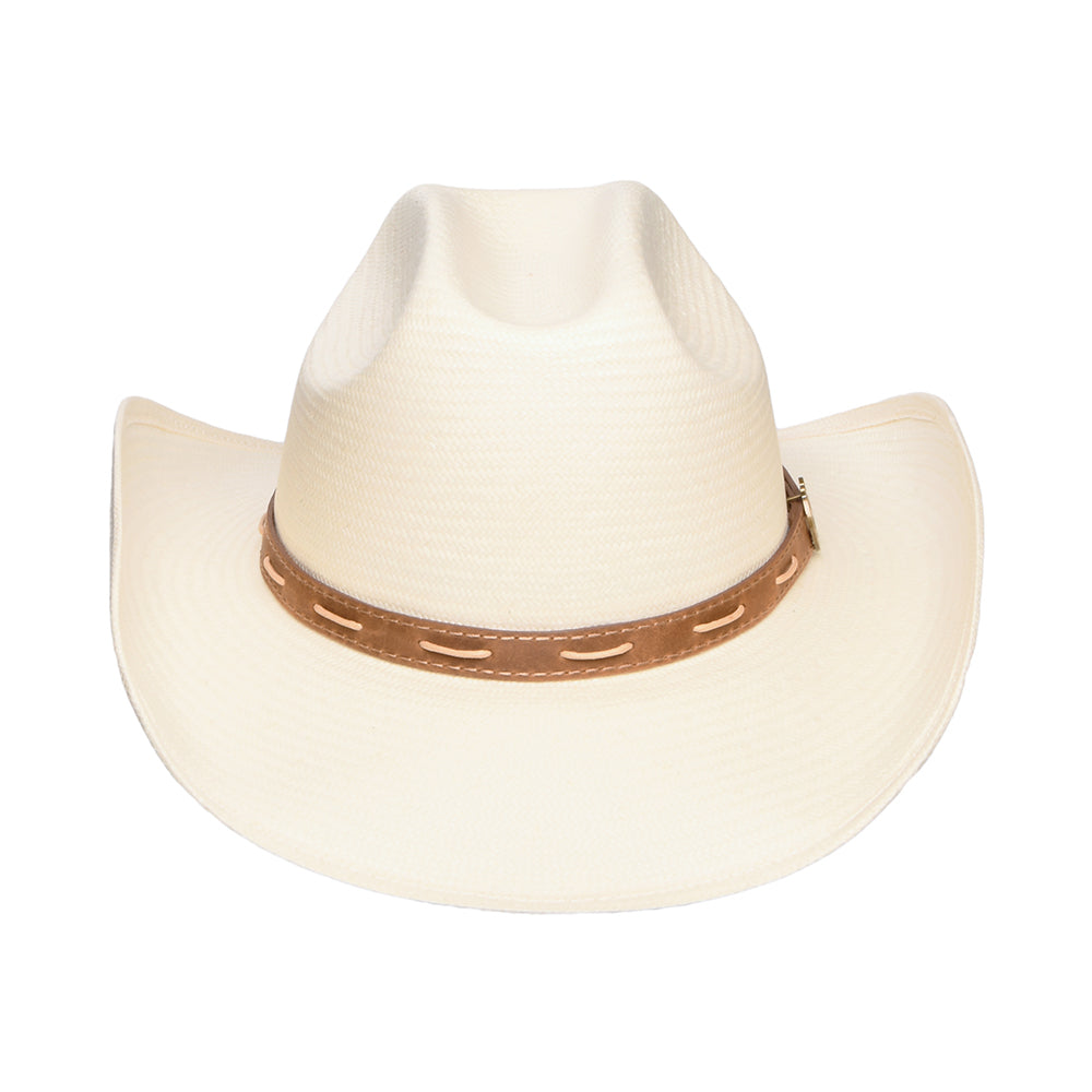 Chapeau de Cowboy Western en Paille Toyo Edcouch décoloré STETSON