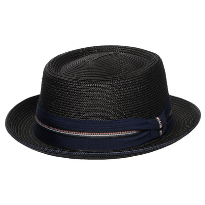 Chapeau Pork Pie Carver noir BAILEY