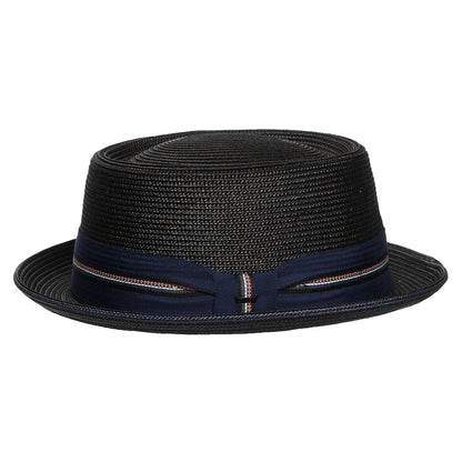 Chapeau Pork Pie Carver noir BAILEY