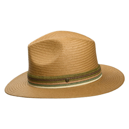 Chapeau Fedora en Paille Toyo Corsica tabac FAILSWORTH