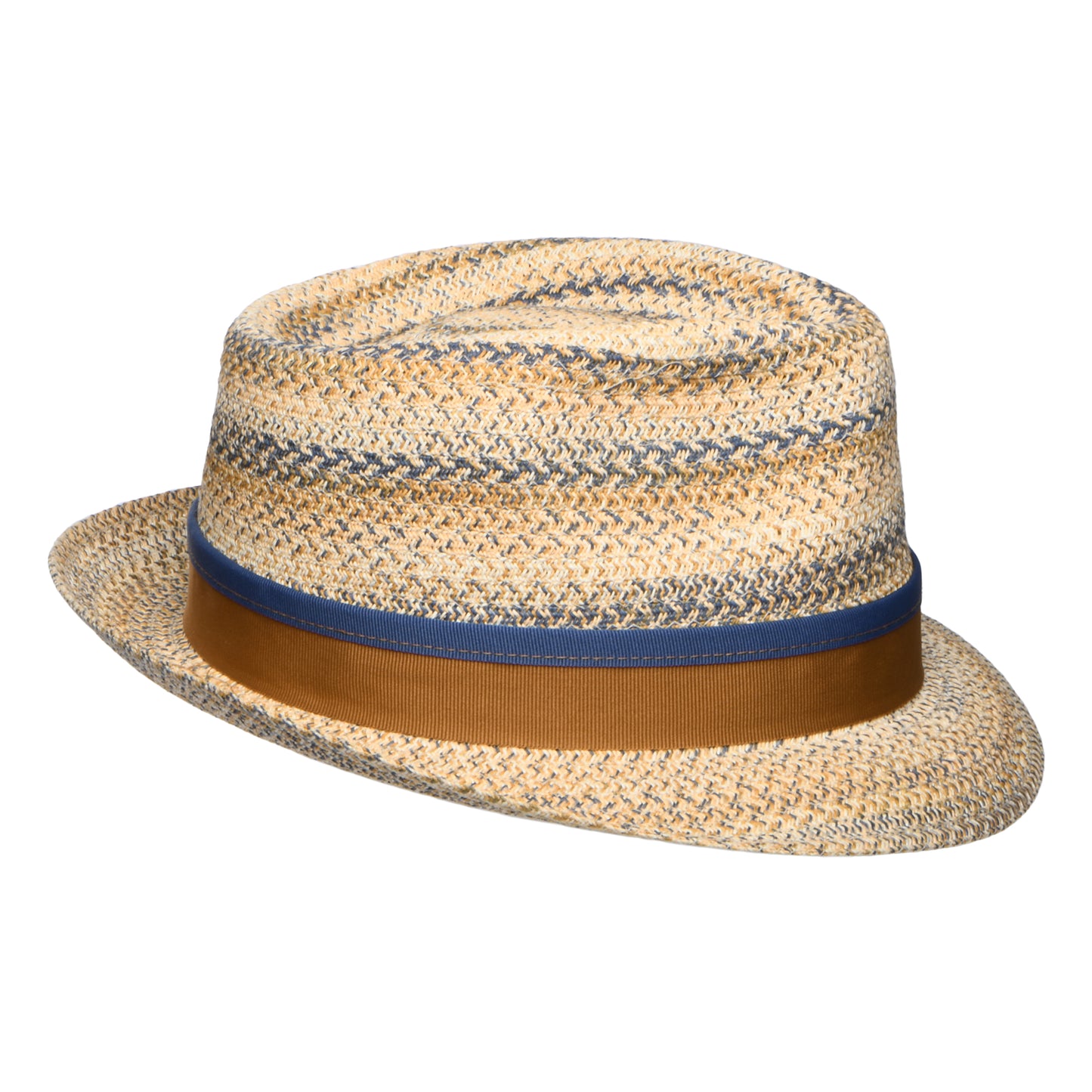 Chapeau Trilby en Paille Toyo Player naturel-bleu STETSON