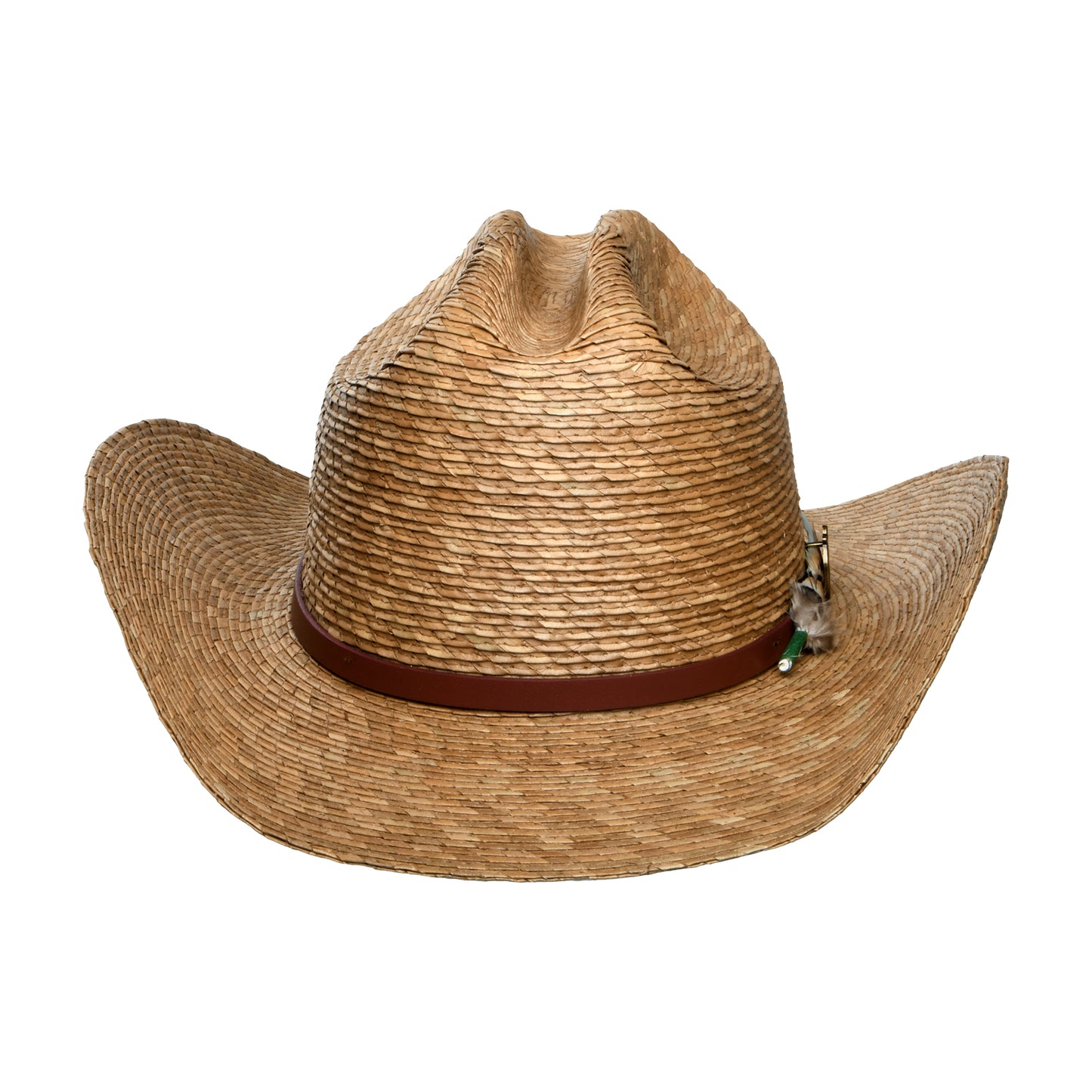 Chapeau de Cowboy Western en Paille de Palme marron clair STETSON