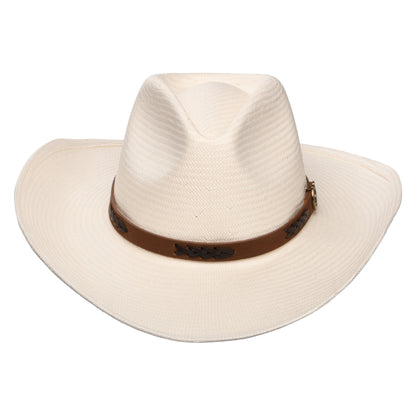 Chapeau de Cowboy Léger en Paille Toyo Palo Grande décoloré STETSON