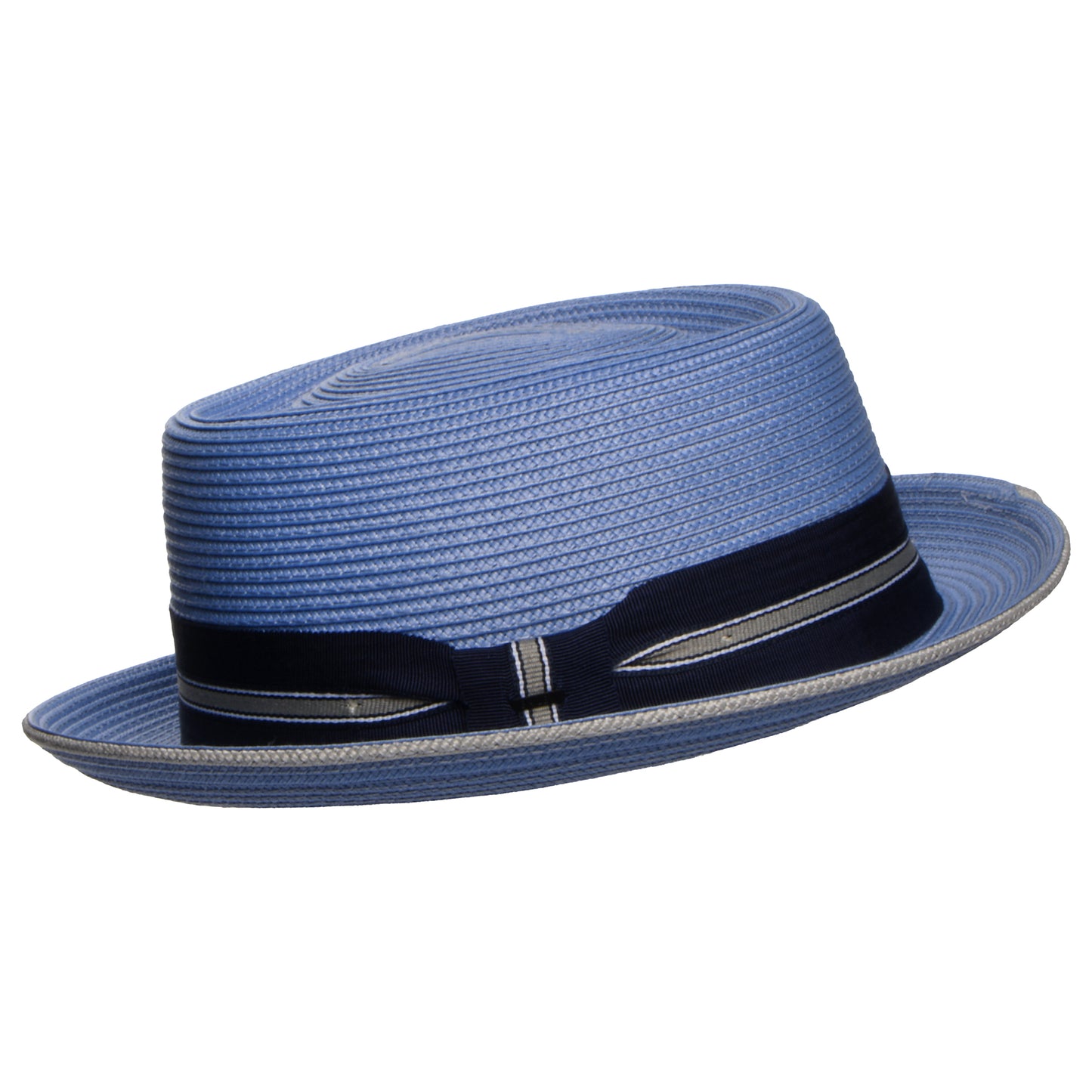 Chapeau Pork Pie Carver bleu moyen BAILEY