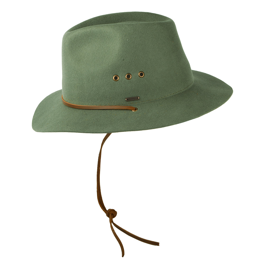 Chapeau Fedora Wesley Weather Guard mousse clair BRIXTON