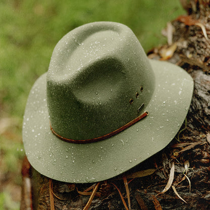 Chapeau Fedora Wesley Weather Guard mousse clair BRIXTON
