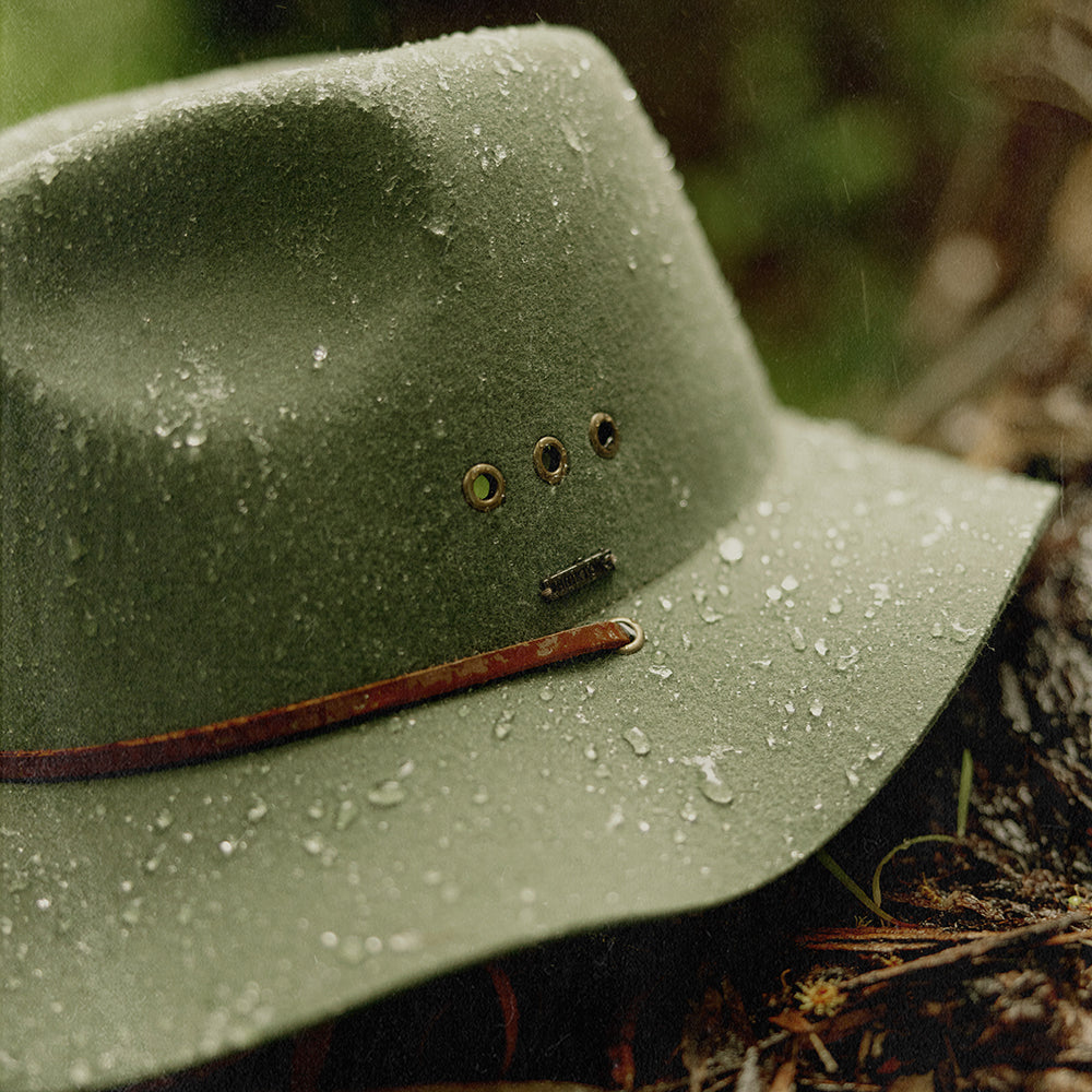 Chapeau Fedora Wesley Weather Guard mousse clair BRIXTON
