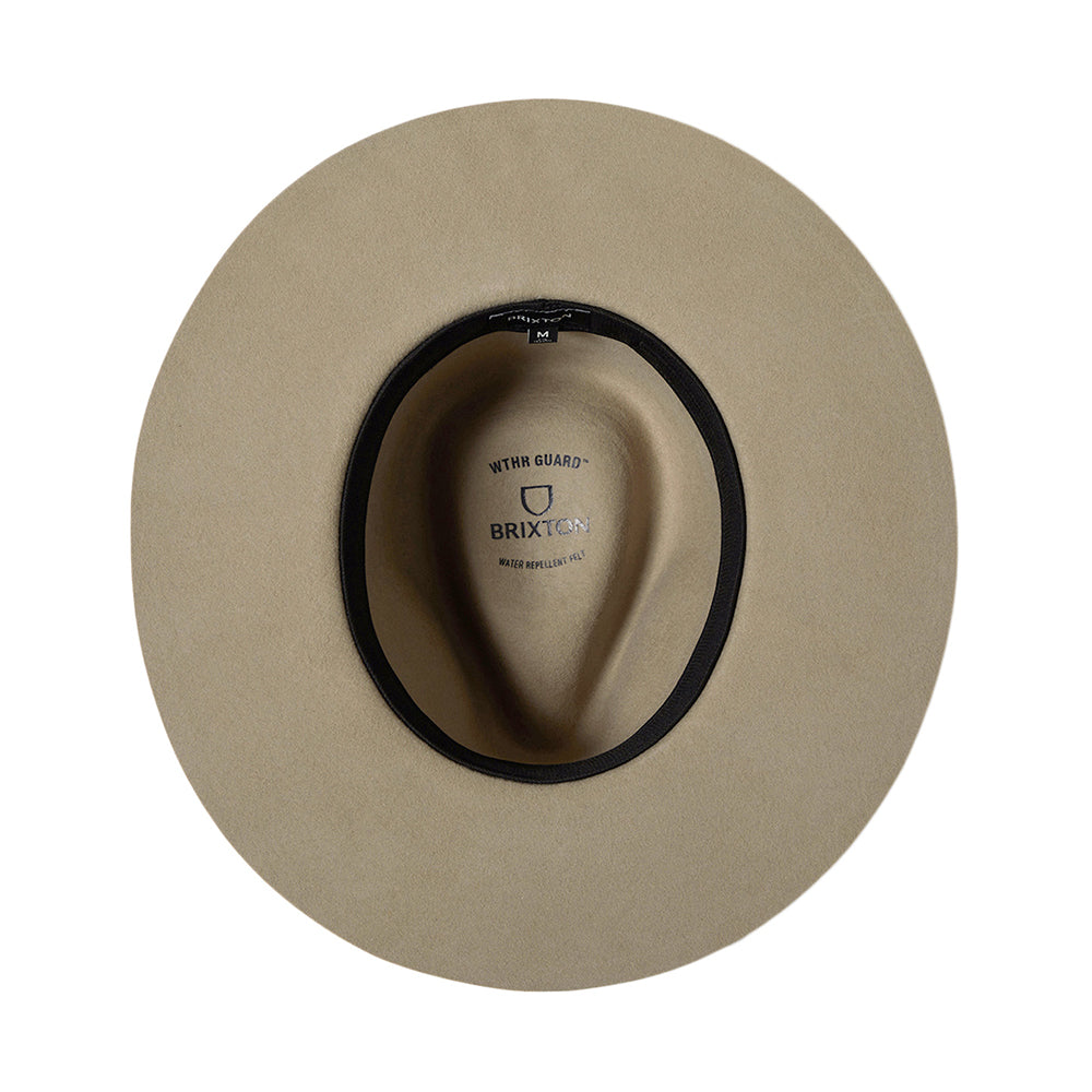 Chapeau de Cowboy en Laine Feutrée Weather Guard Hawkins sable BRIXTON