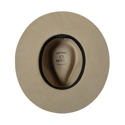 Chapeau de Cowboy en Laine Feutrée Weather Guard Hawkins sable BRIXTON