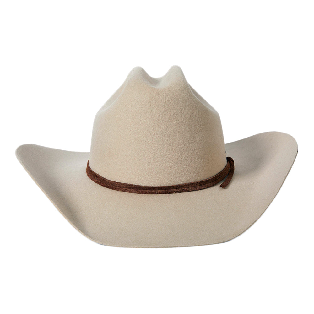 Chapeau de Cowboy en Laine Feutrée Laredo crème BRIXTON
