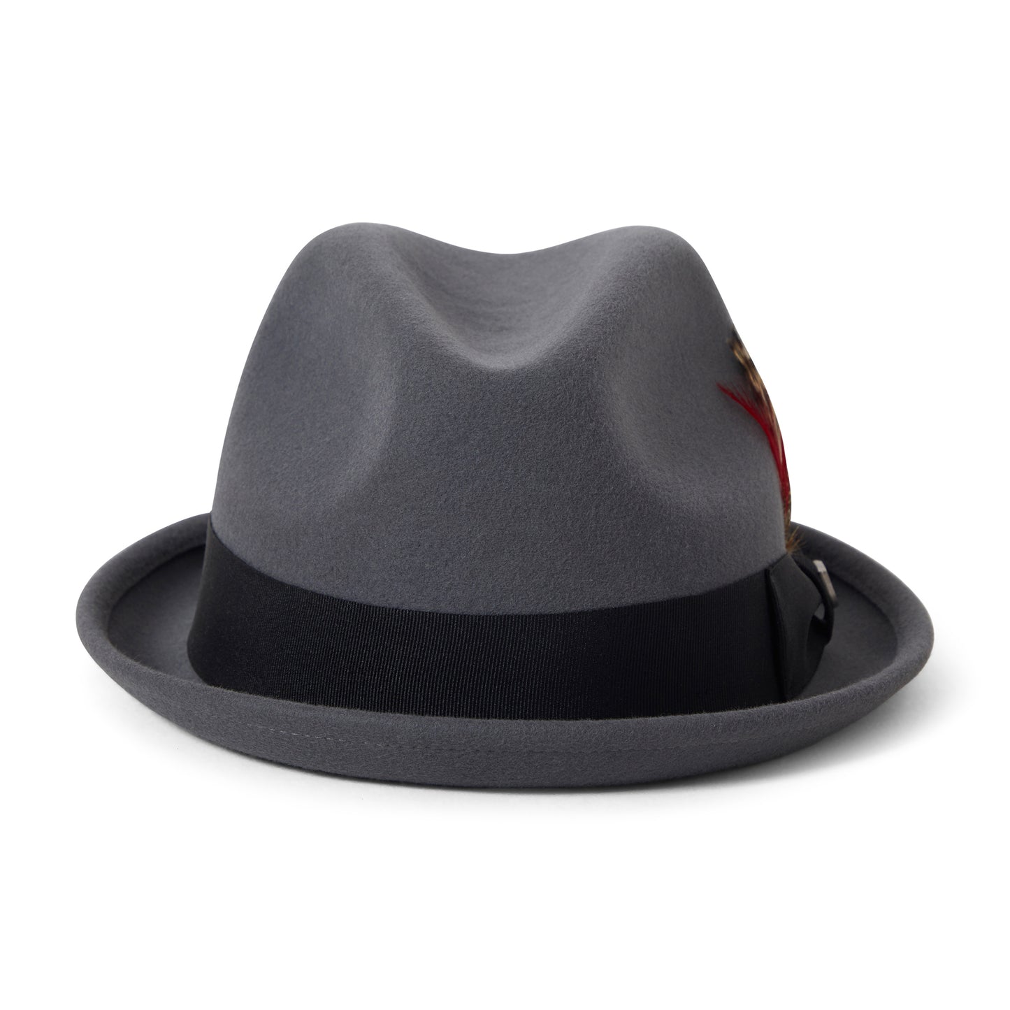Chapeau Trilby en Laine Feutrée Gain anthracite BRIXTON
