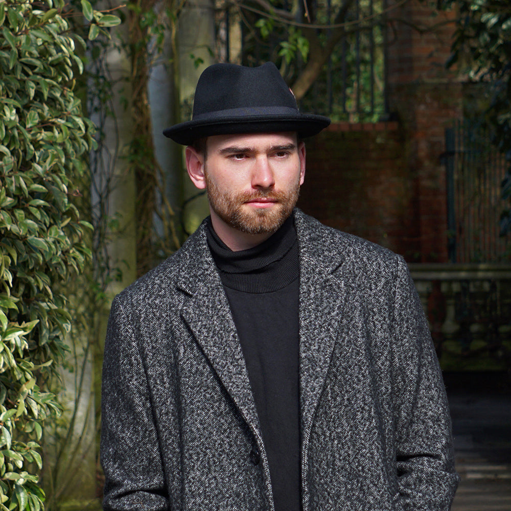 Chapeau Trilby Déformable Blues noir JAXON & JAMES