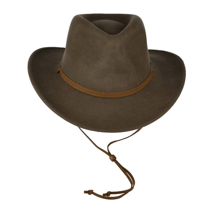Chapeau Australien Déformable en Laine Feutrée Hydrofuge Avec Protège-Oreilles khaki SCALA