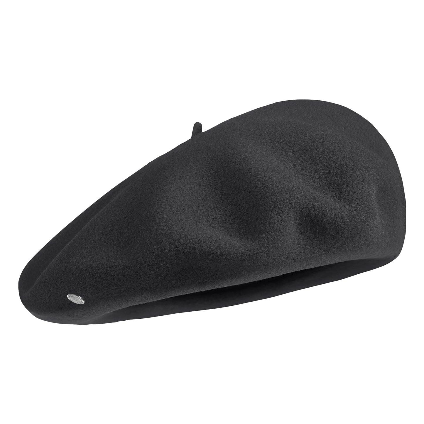 Béret Authentique en Laine Mérinos anthracite LAULHÈRE