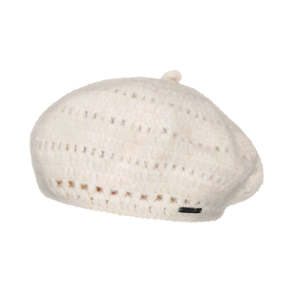 Béret Tricoté Main Recyclé Chrostelle crème BARTS