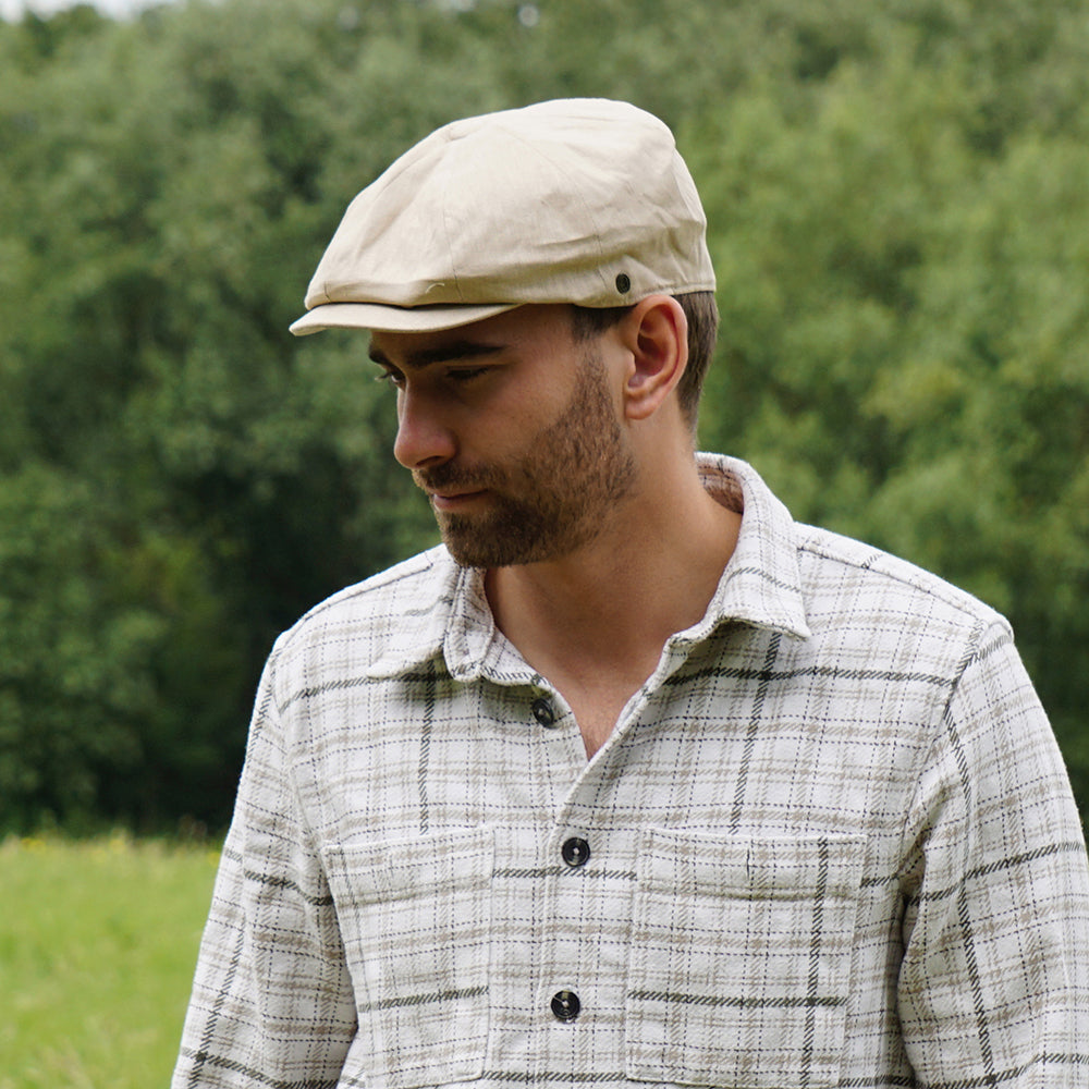 Casquette Gavroche en Lin naturel JAXON & JAMES