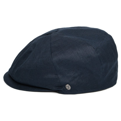 Casquette Gavroche en Lin bleu marine JAXON & JAMES