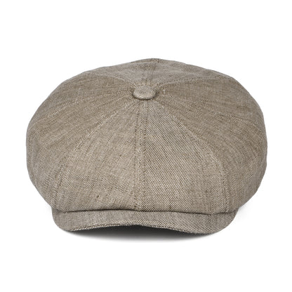 Casquette Gavroche en Lin Chiné Hatteras beige STETSON