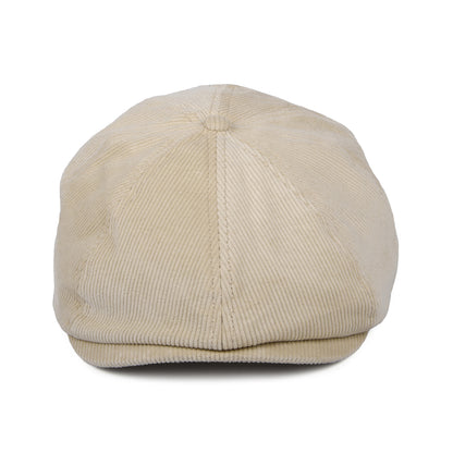Casquette Gavroche en Velours Côtelé Brood Lightweight X Snap blanc cassé BRIXTON