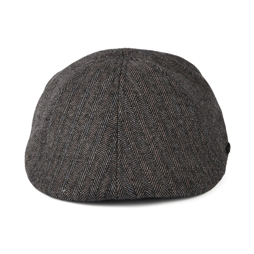 Casquette Plate à Chevrons Bec-de-Canard Mr. Mitchell gris foncé BARTS