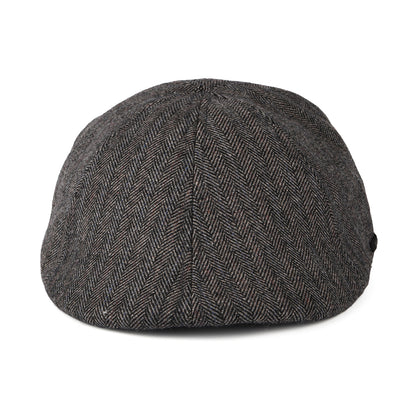 Casquette Plate à Chevrons Bec-de-Canard Mr. Mitchell gris foncé BARTS