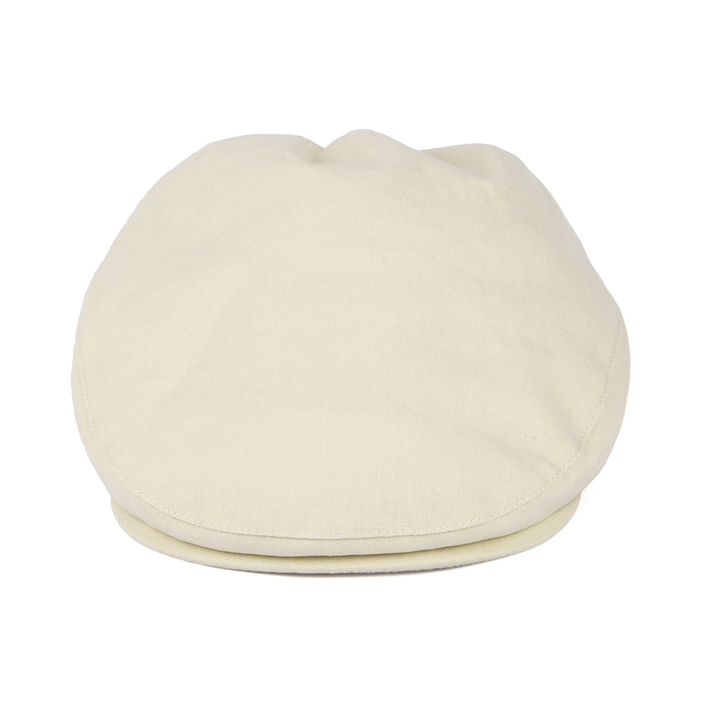 Casquette Plate en Coton et Lin Balmoral babeurre CHRISTYS