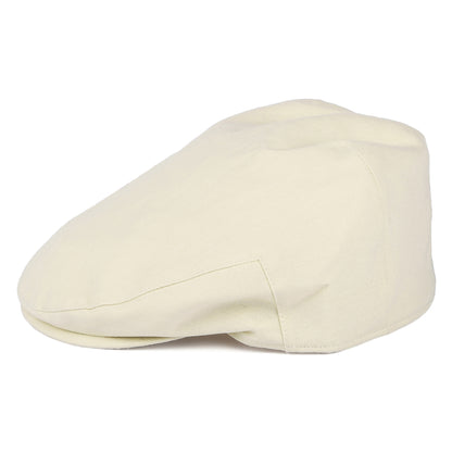 Casquette Plate en Coton et Lin Balmoral babeurre CHRISTYS