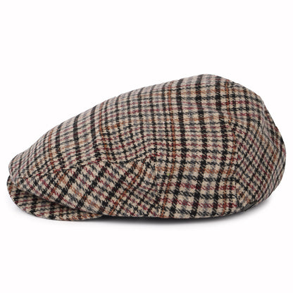 Casquette Plate Pied-de-Poule Hooligan sable-noir-violet BRIXTON