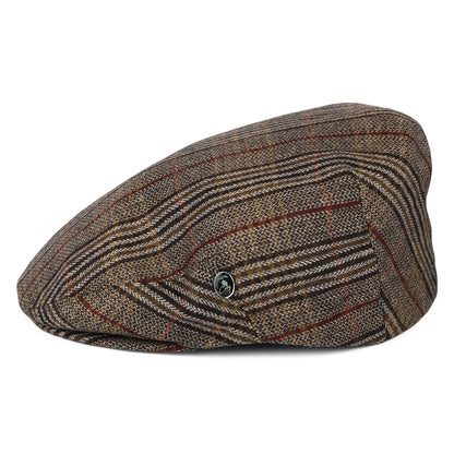Casquette Plate en Laine et Cachemire Hampstead marron-beige sable CITY SPORT