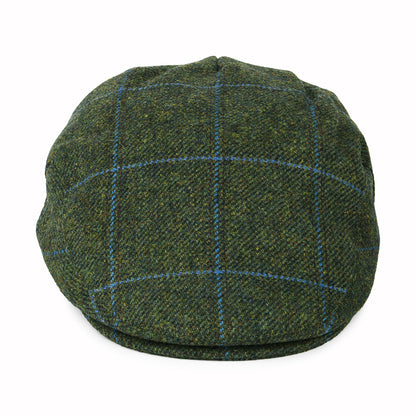 Casquette Plate Imperméable à Carreaux vert-bleu FAILSWORTH