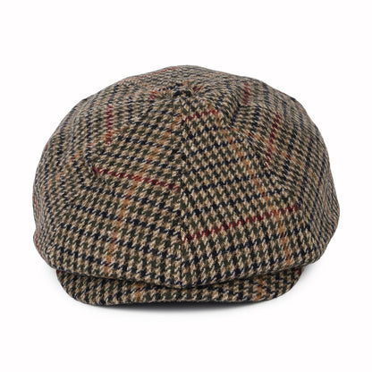 Casquette Gavroche Pied-de-Poule Brood olive-beige-noir BRIXTON