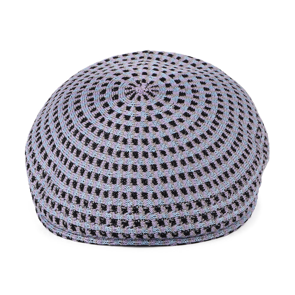 Casquette Plate en Tropic 504 Geo Board lavande KANGOL