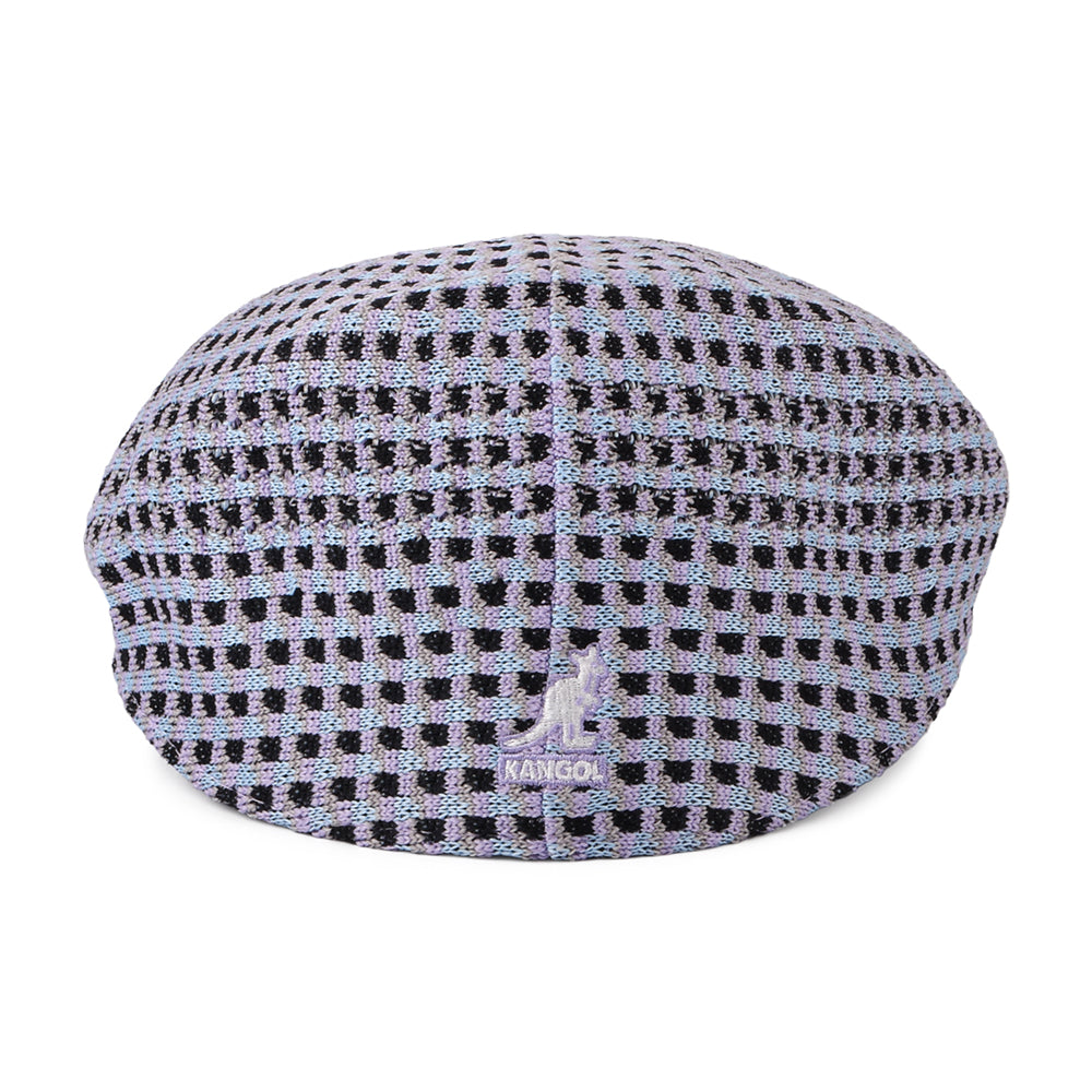 Casquette Plate en Tropic 504 Geo Board lavande KANGOL