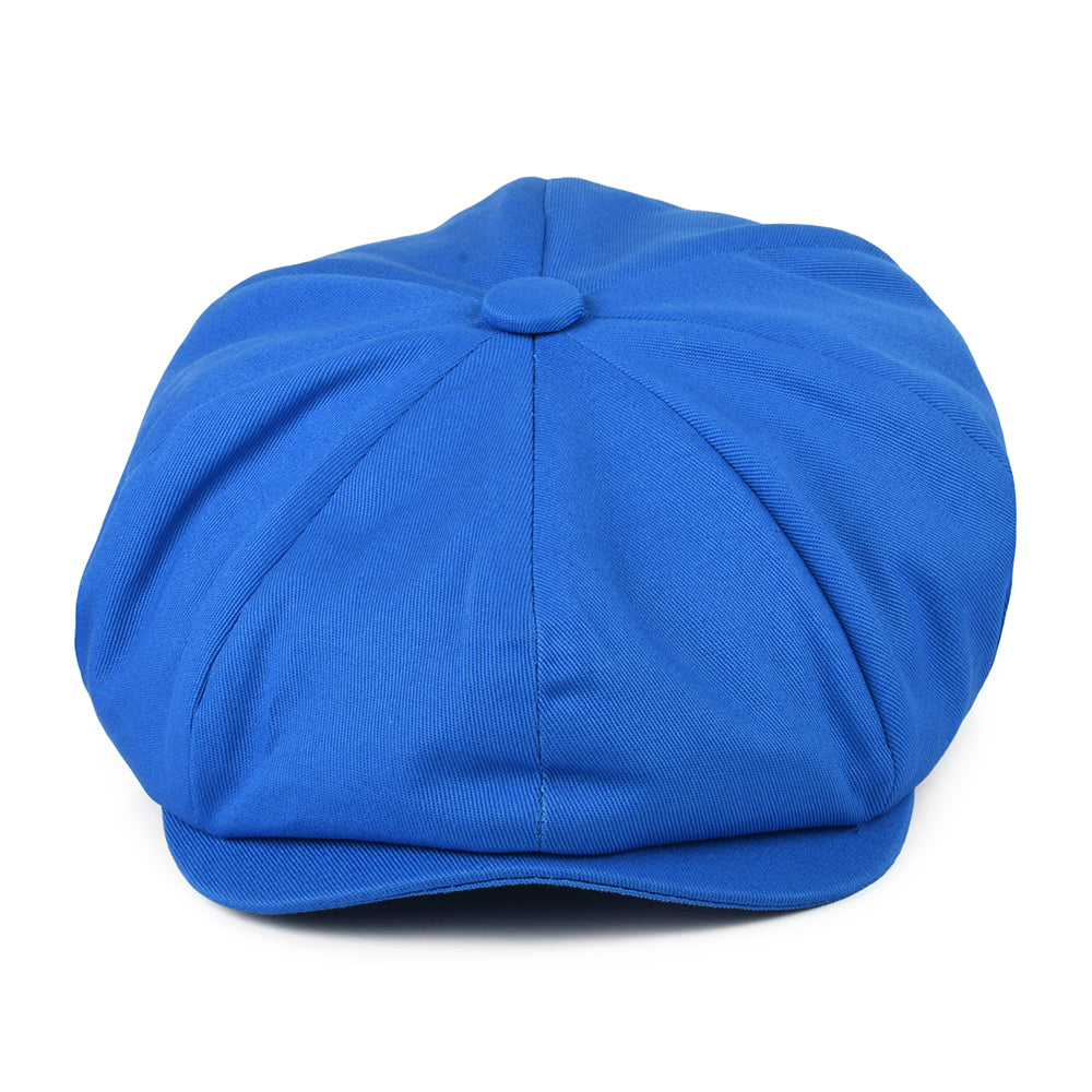Casquette Gavroche à 8 Pans en Coton bleu CHRISTYS