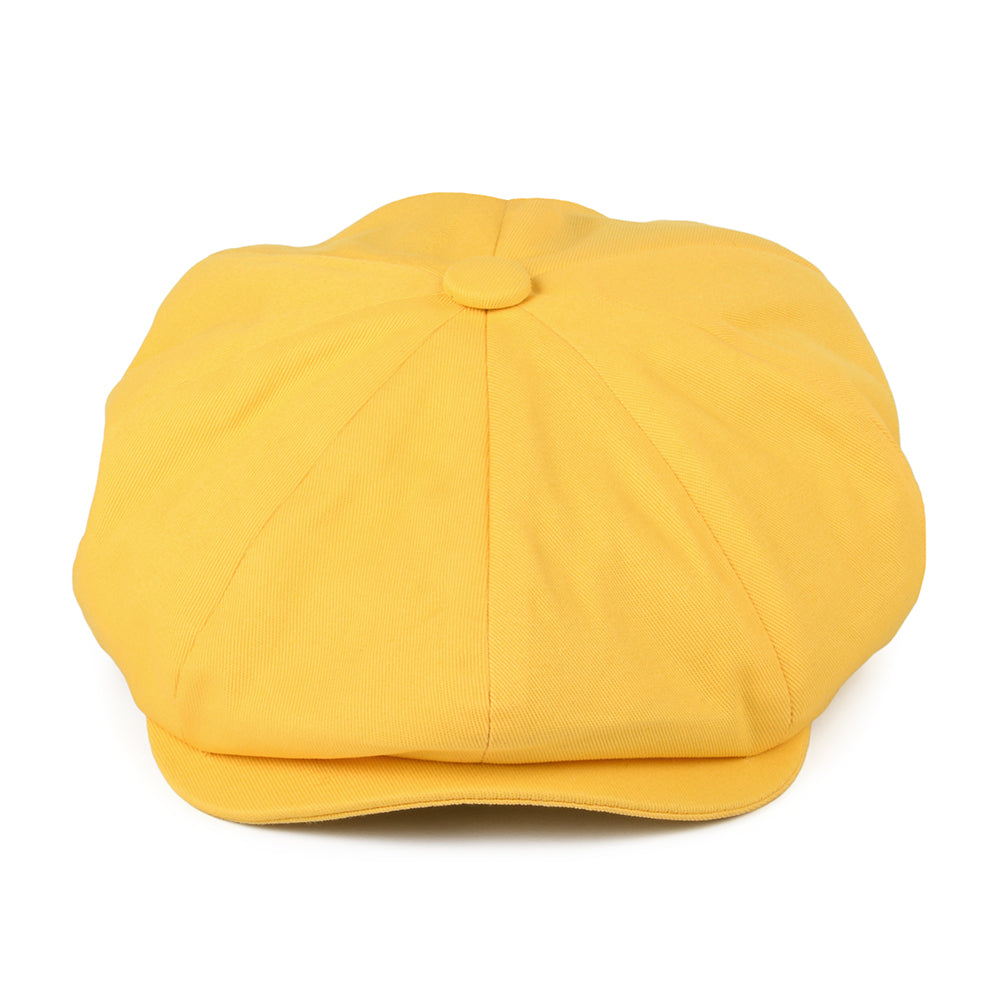 Casquette Gavroche à 8 Pans en Coton jaune CHRISTYS