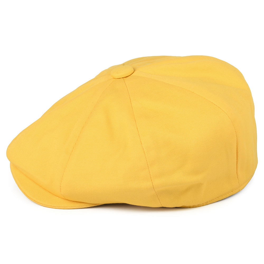 Casquette Gavroche à 8 Pans en Coton jaune CHRISTYS