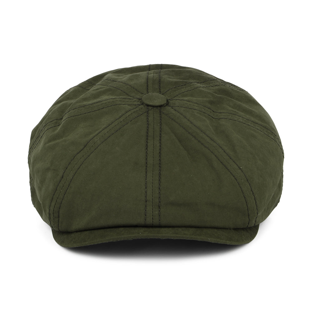 Casquette Gavroche en Coton Ciré Hydrofuge Hatteras olive STETSON