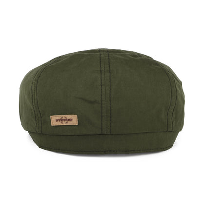 Casquette Gavroche en Coton Ciré Hydrofuge Hatteras olive STETSON