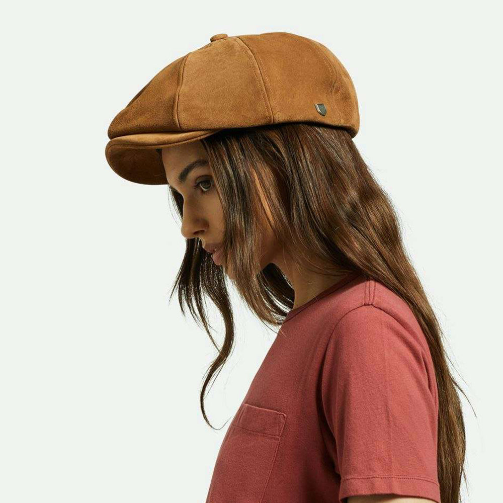 Casquette Gavroche en Daim Brood Reserve toffee BRIXTON